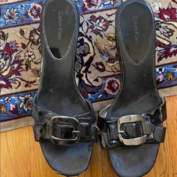Calvin Klein wedge sandals - Picture 1 of 7